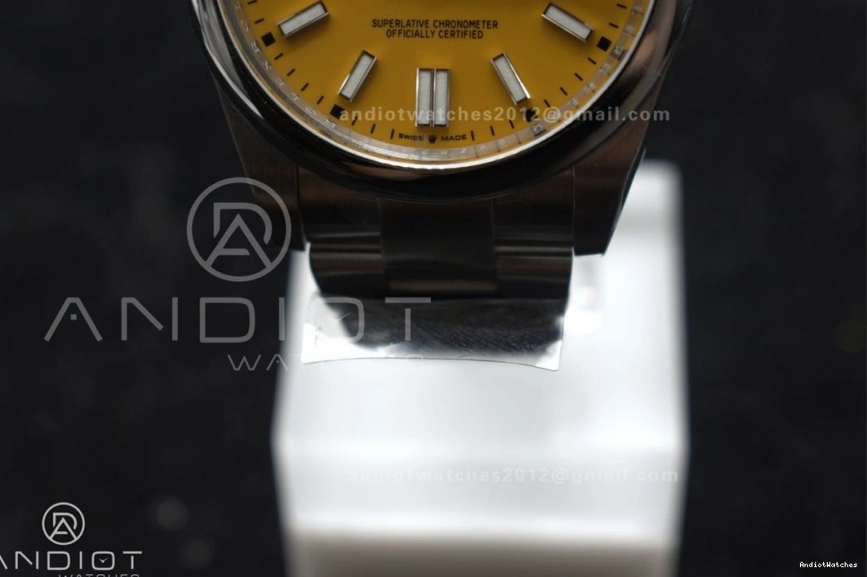 Edition 41mm Clean 1:1 Yellow Oyster 124300 Dial OnTrend Perpetual 937 904L Steel VR Best 0413